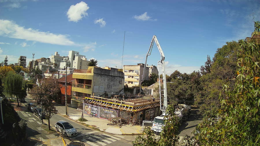 Abril 2025: bombeando hormigón a nivel de calle